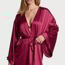Victoria’s Secret short satin robe