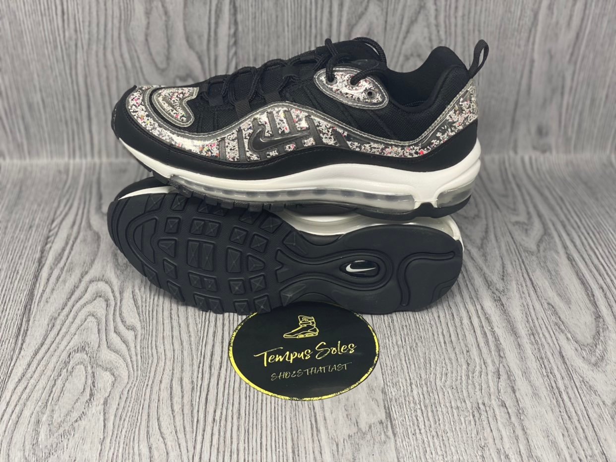 ◆大人気◆日本未入荷◆NIKE◆AIR MAX 98 LX◆ Nike Air Max 98 LX Black Recycled Sz 6