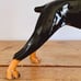 Rare Large Vintage Porcelain Doberman Statue