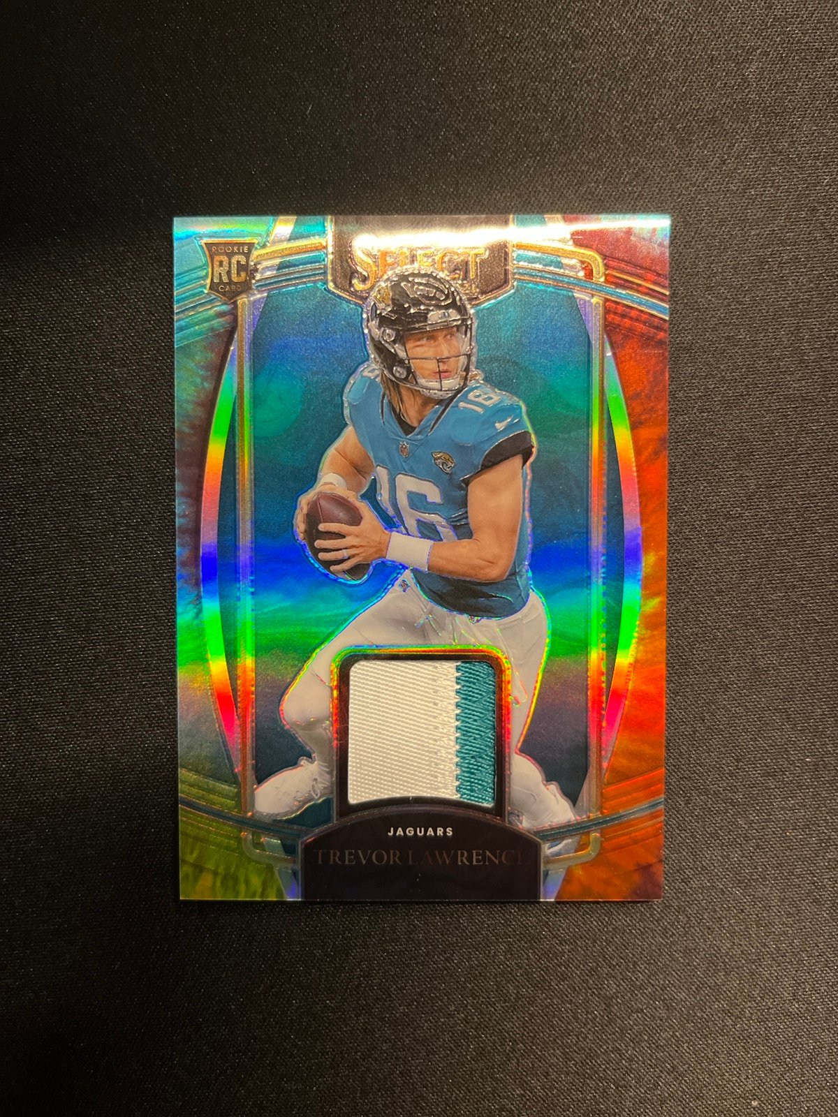 Rookie patch /25 Trevor Lawrence tie dye