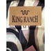 King Ranch Leather Vest Quilted Zebra Lined Western Style Black Size M