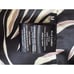 King Ranch Leather Vest Quilted Zebra Lined Western Style Black Size M