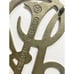 Large Vintage Brass Trivet Metal Pot Holder by Virginia Metalcrafters