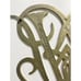 Large Vintage Brass Trivet Metal Pot Holder by Virginia Metalcrafters