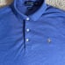 Polo Ralph Lauren Mens Medium Blue Short Sleeve Polo Shirt