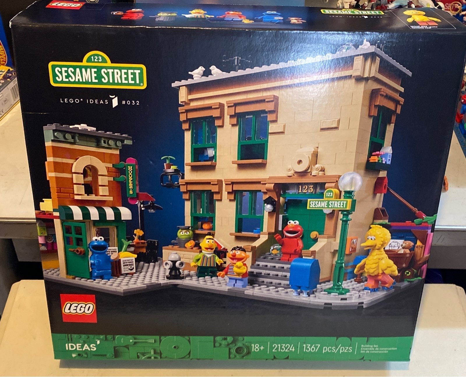 LEGO 123 Sesame Street Set 21324 Ideas #032 Elmo Cookie Monster Big Bird Oscar