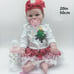 Cotton Body Reborn Baby Girl Reborn Doll 19.69inch sgf3