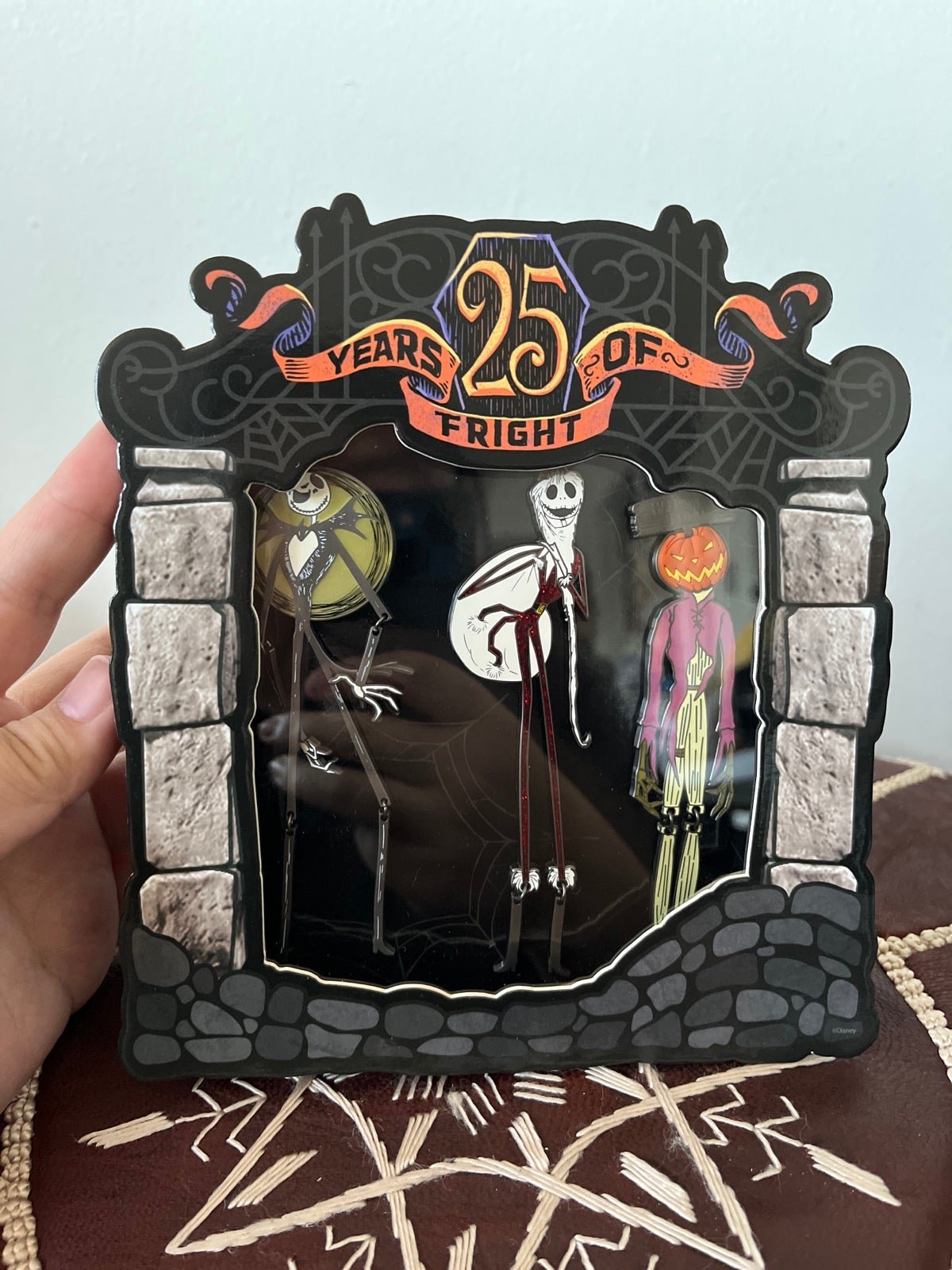 Disney 25 Years Of Fright Jumbo LE 1500 Pin Jack Skellington Nightmare Before