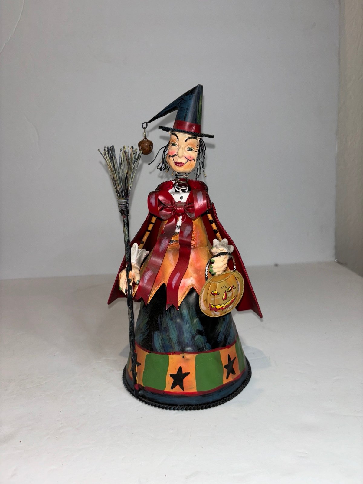 Vintage Halloween metal Witch