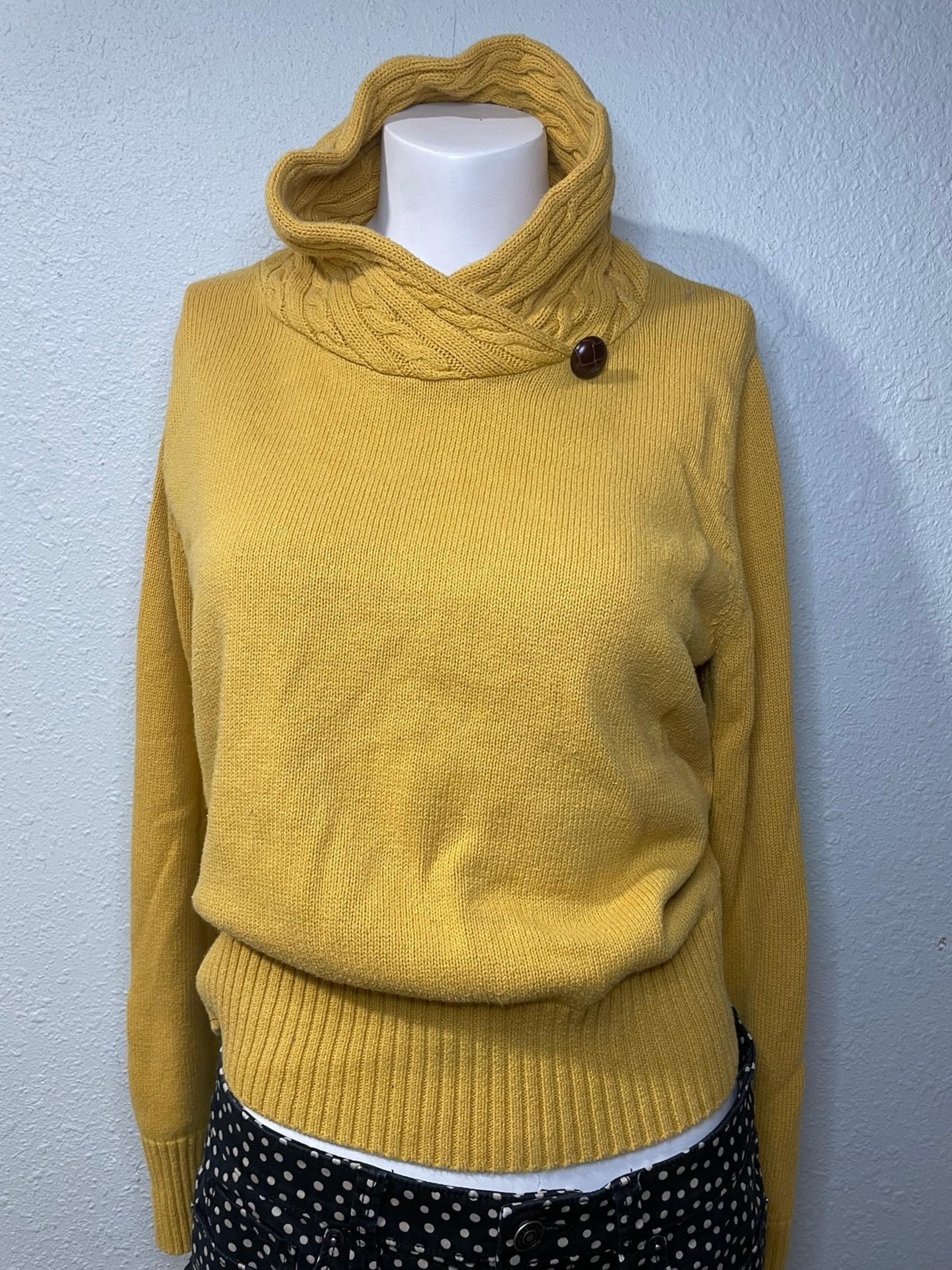 Jeanne Pierre Yellow Sweater Womens 
Size large