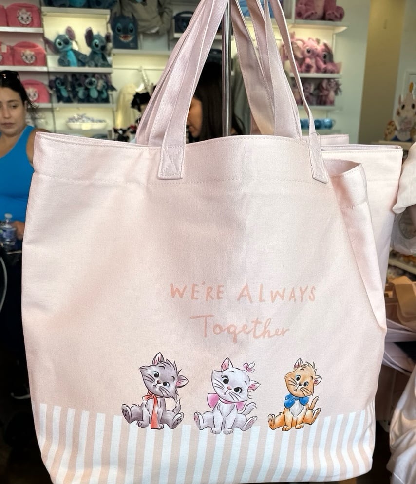 Japan Tokyo Disney Store Marie Berlioz Toulouse Tote Bag DISNEY CAT DAY 2025