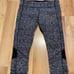 Lululemon Black & White Cropped Leggings (Size 12)