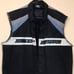 Harley-Davidson Men’s Embroidered Spell Out Distressed Armholes Button-Up Vest