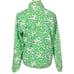 Draper James X Lands End Pullover Size 6-8 Small Green White Floral Snap Neck