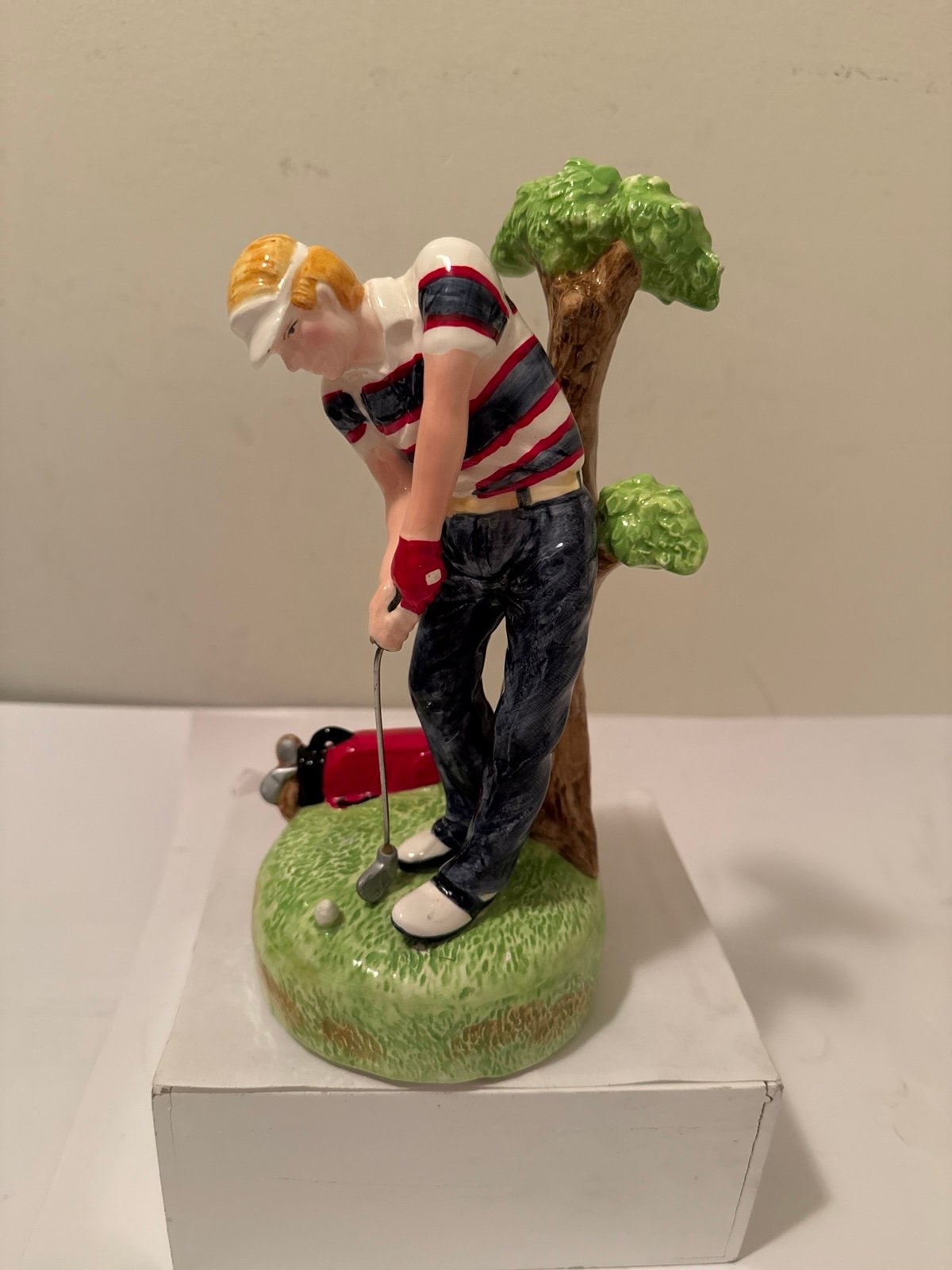 Golf Figure Music Box