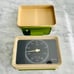 Vintage Stube Scale Germany MCM 5kg Avo Green Cream Baking Kitchen Retro Decor
