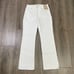 Madewell Curvy Kick Out Crop Pure White Trendy Denim Jeans US Women's 27 New