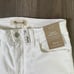 Madewell Curvy Kick Out Crop Pure White Trendy Denim Jeans US Women's 27 New