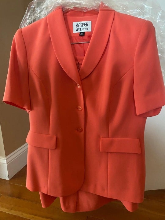 NWT Kasper ASL 2-piece Jacket Skirt Suit Set Petite