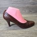 Vintage Ralph Lauren Womens 8.5 Wing Tip Leather Classic Pumps Heels Old Money