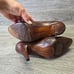 Vintage Ralph Lauren Womens 8.5 Wing Tip Leather Classic Pumps Heels Old Money