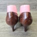 Vintage Ralph Lauren Womens 8.5 Wing Tip Leather Classic Pumps Heels Old Money