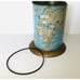 1965 Western Union Time O Rama World Time Zone Perpetual Map Pen Holder Vintage