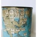 1965 Western Union Time O Rama World Time Zone Perpetual Map Pen Holder Vintage