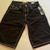 Vintage Y2K Southpole Premium Baggy Denim Shorts Size 40 Black Hip Hop New RARE
