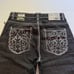 Vintage Y2K Southpole Premium Baggy Denim Shorts Size 40 Black Hip Hop New RARE