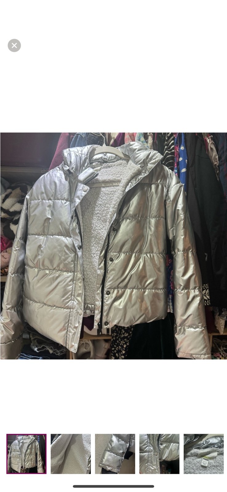 Jacket puffer so warm and comfy