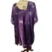 Secret Treasures Peignoir Set Nightgown & Robe Purple Floral Silky Satiny 2XL