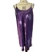 Secret Treasures Peignoir Set Nightgown & Robe Purple Floral Silky Satiny 2XL