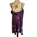 Secret Treasures Peignoir Set Nightgown & Robe Purple Floral Silky Satiny 2XL