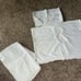 White Imperial Elegance Cotton Curtain Valances w Battenburg Lace
