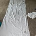 White Imperial Elegance Cotton Curtain Valances w Battenburg Lace