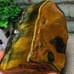 Natural polished healing tiger's-eye raw rock gemstone