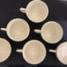 Vintage Century Service Co Alliance Ohio Autumn Gold Cups set of 6
