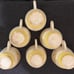 Vintage Century Service Co Alliance Ohio Autumn Gold Cups set of 6
