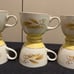 Vintage Century Service Co Alliance Ohio Autumn Gold Cups set of 6