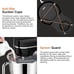 Electric Stand Mixer, 5Quarts, Dough Hook, Flat Beater, Wire Whisk Attachments,