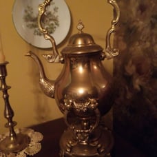 TEA /COFFEE POT of Solid Brass
