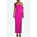 ONE33 Social The Mercer Pink Adjustable Spaghetti Strapless Gown Hot Pink 6 NWT