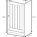 NEW White Standing Louver Door Cabinet