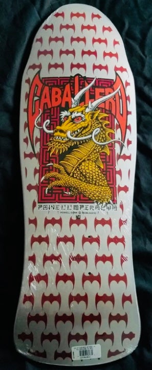 Powell Peralta Steve Caballero Silver Dragon Bats Street Skateboard Deck New!