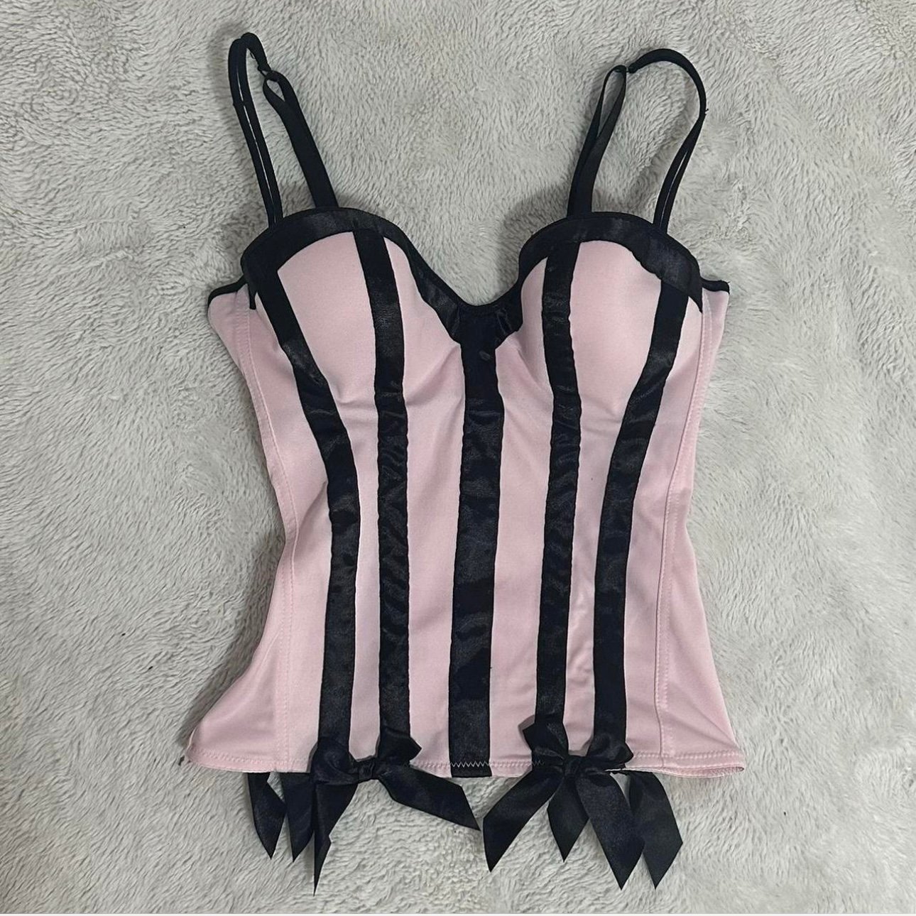 adorable y2k morbid threads corset top