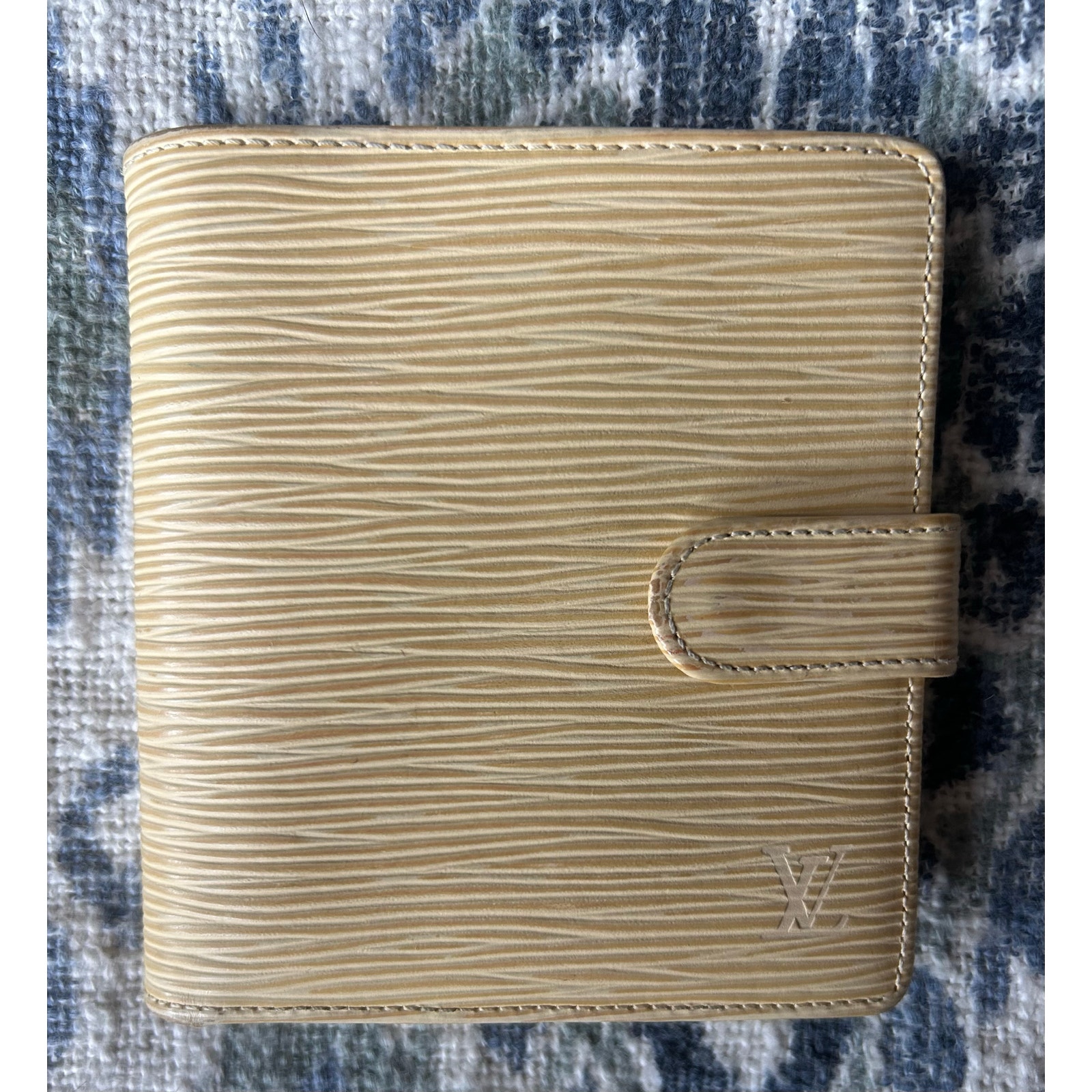 Louis Vuitton Yellow Leather Bi Fold Wallet
