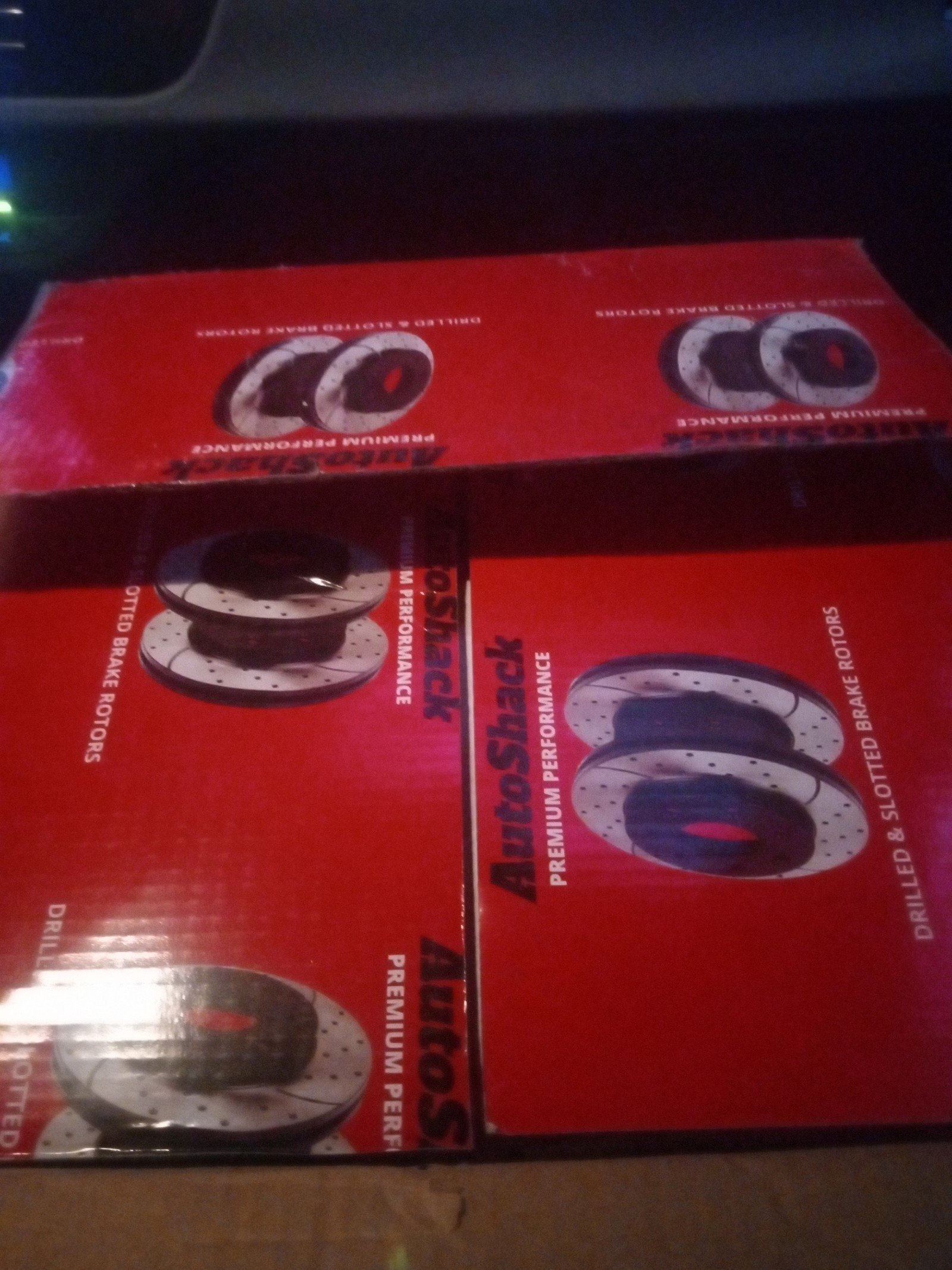 Premium performance black brake rotors