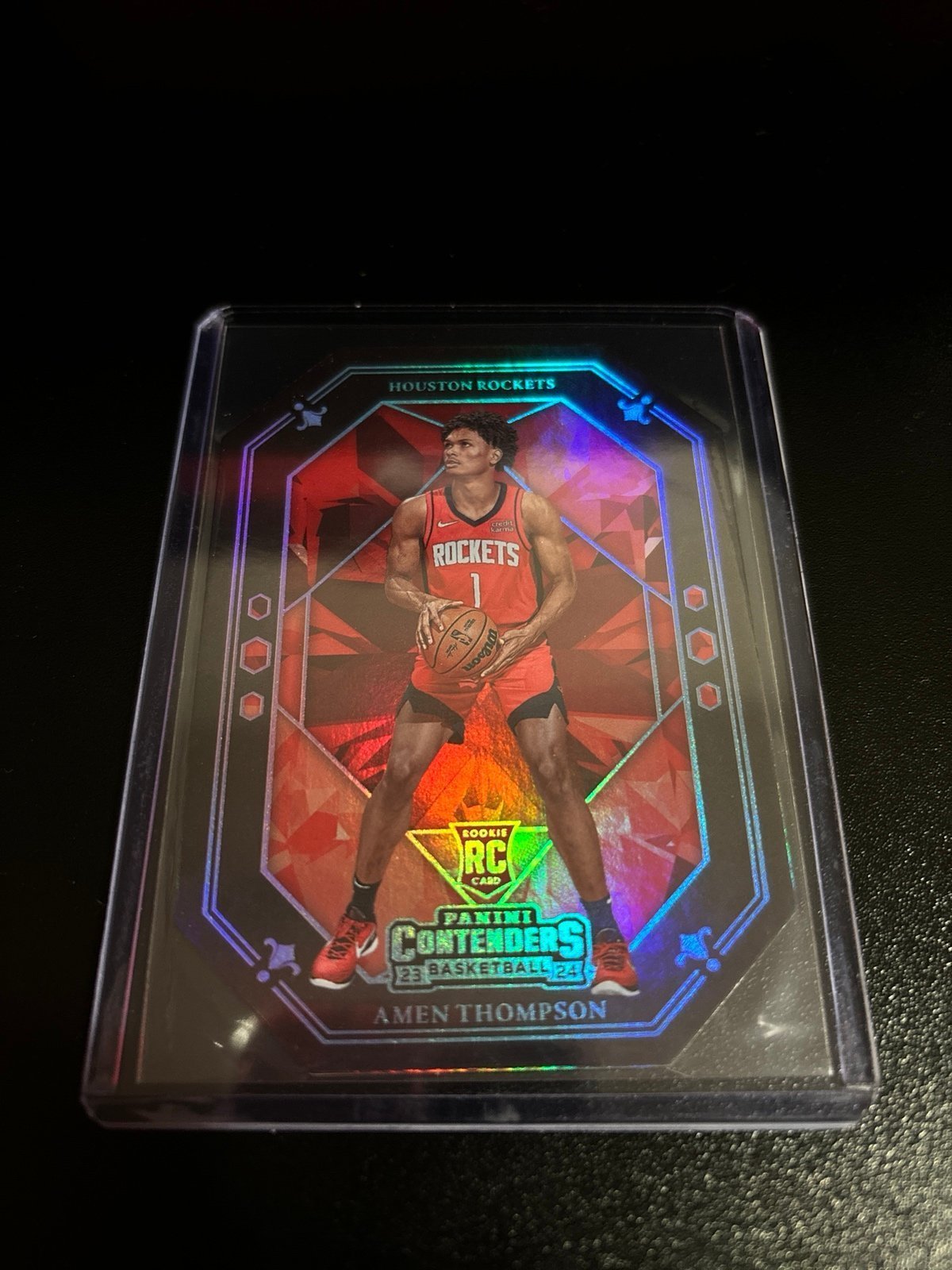 Amen Thompson cut rookie card