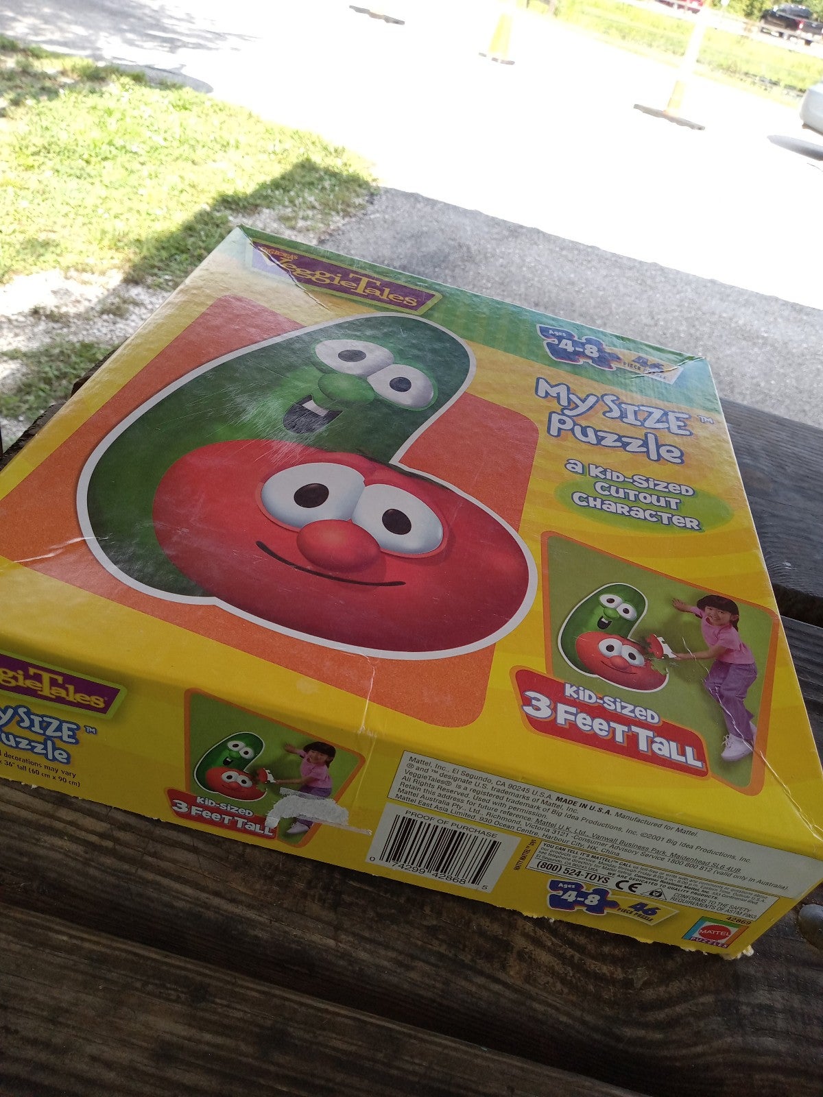 My size veggie tales puzzle